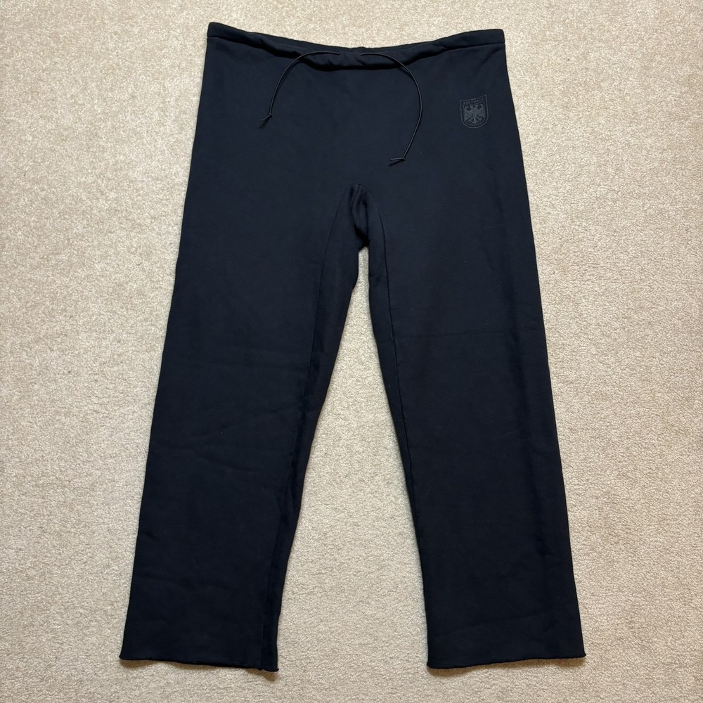 Yeezy Vultures Fleece Sweatpants Black Size 1 Oversized Baggy Kanye West Yeezy